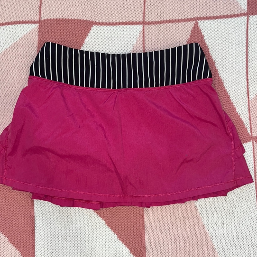 Ivivva pink pleated Set the Pace Skort size 10